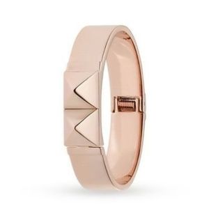 Michael Kors Rose Gold Double Pyramid Bracelet
